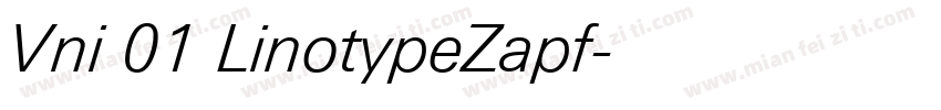 Vni 01 LinotypeZapf字体转换